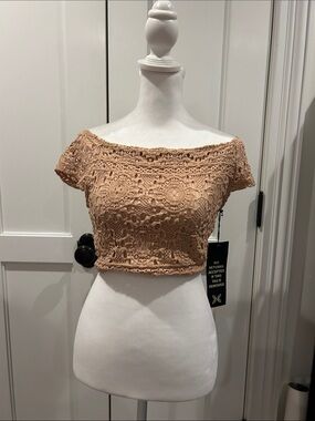 Nightcap Clothing Off The Shoulder Top NWT